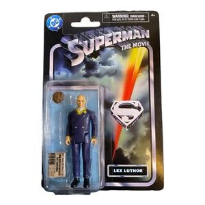 Spin Master DC Superman Movie Retro LEX LUTHOR 3.75" Figure 2025 Comics In Hand